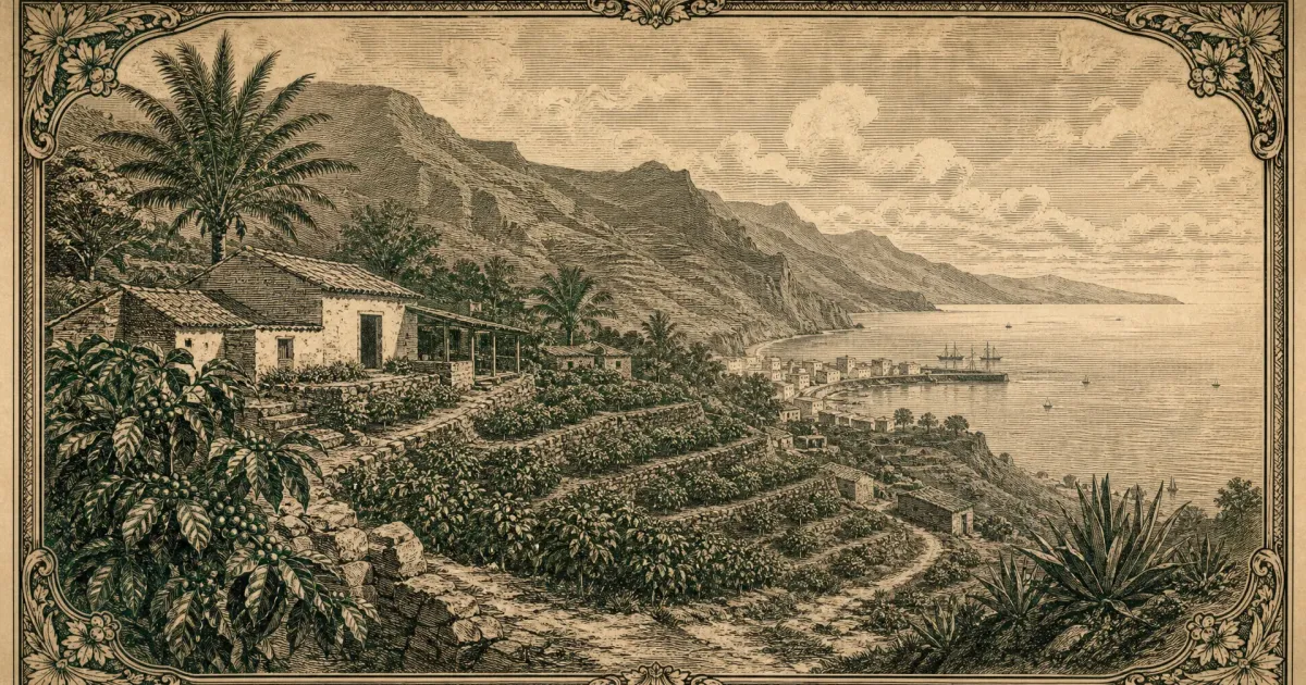 Illustration: Kaffee aus dem Valle de Agaete