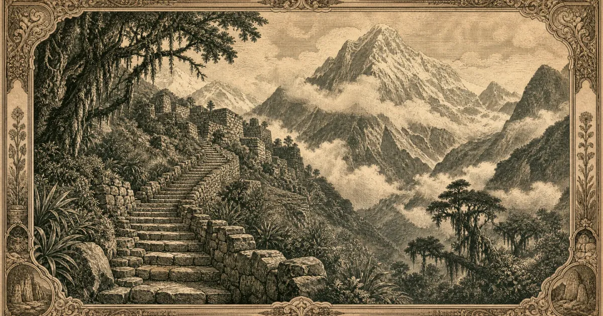 Illustration: Inka-Trail nach Machu Picchu