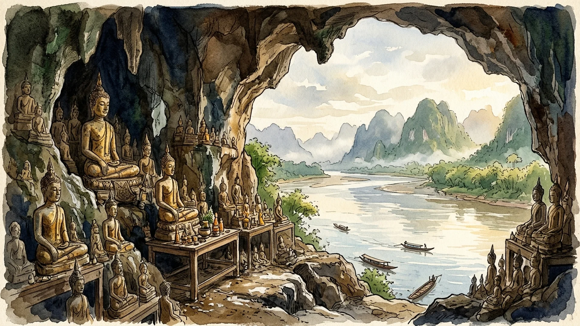 Pak-Ou-Höhlen